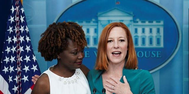 White House press secretary Karine Jean-Pierre took over the role in May when Jen Psaki left for MSNBC.