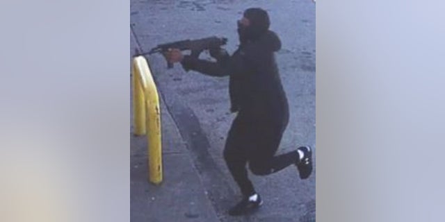 Two gunmen opened fire at a busy Philadelphia gas station Monday, leaving a man dead, police said.