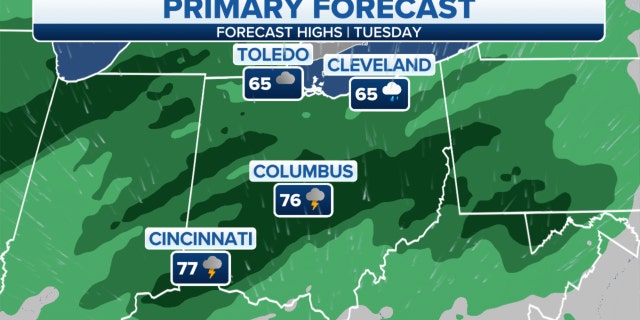 Ohio primary forecast