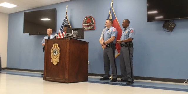 The Raleigh Police Department holds a press briefing regarding an officer-involved shooting on May 7 that left one suspect dead.