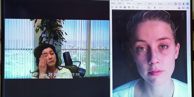 Raquel Pennington testified in a pre-taped deposition on behalf of Amber Heard May 18, in Fairfax County Circuit Court, in Virginia.