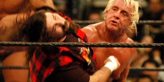 Mick Foley and Ric Flair.