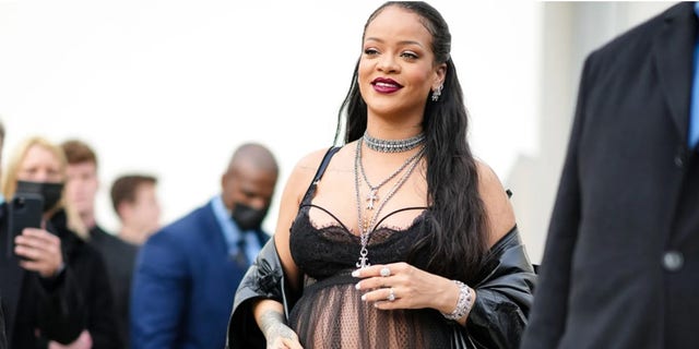 Rihanna has put her baby bump on display since she announced the news in January.