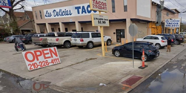 A suspect attacked a man with a machete in San Antonio on Wednesday, police said.