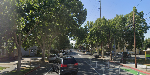 The street where the shooting happened near San Jose State University.