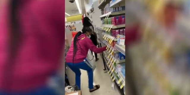 Video captured by a witness appears to show thieves allegedly stealing from a San Francisco-area Walgreens.