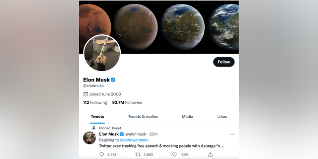 Elon Musk reacts to a video of a Twitter executive caught mocking his Asperger's.