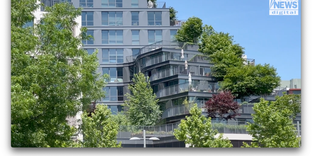 Luxury apartments in the Navy Yard neighborhood of Washington, DC (Fox News Digital/ Jon Michael Raasch)