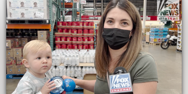 Brenda talks about the baby formula supplies in Mexico (Fox News Digital/Jon Michael Raasch)