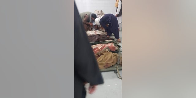 The National Resistance Front claims several Taliban fighters were killed in recent fighting between the groups. WARNING: IMAGE MAY BE DISTURBING