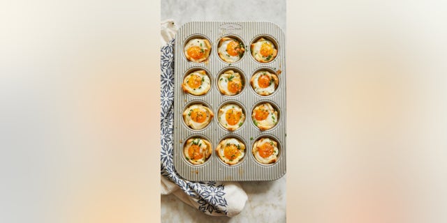 Toasty Baked Egg Cups by Lisa Steele are pictured above.