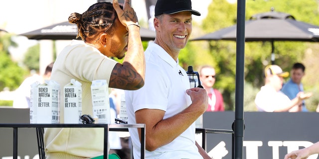 Tom Brady during The Big Pilot Challenge, a charity golf event, 오월에 4, 2022, in Miami Beach, 플로리다.