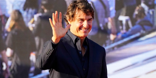 Tom Cruise attends the red carpet for the Japan premiere of "Top Gun: Maverick" on May 24, 2022, in Yokohama.