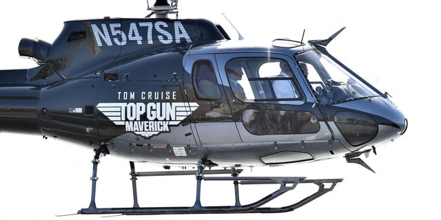 Tom Cruise arrives at the "Top Gun: Maverick" world premiere on May 4, 2022, in San Diego, California.