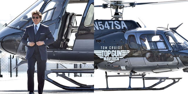 Tom Cruise recently showed up to the world premiere of "Top Gun: Maverick" in a helicopter.