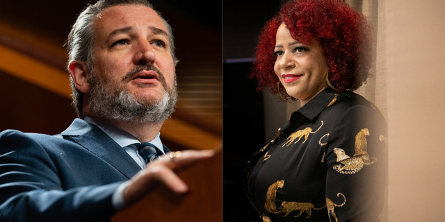 Sen. Ted Cruz and Nikole Hannah-Jones