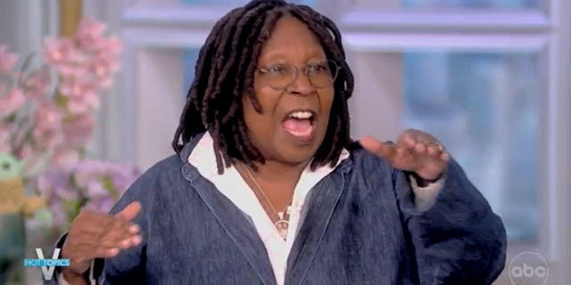 "The View" co-host Whoopi Goldberg on the show's set on May 10, 2022. (Screenshot/ABC)