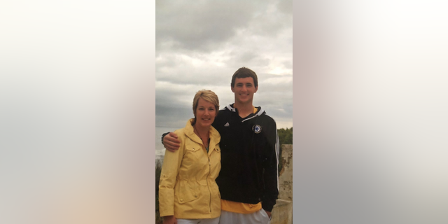 Zak Poirier, along with his mom, Kathy, traveled to Portugal for a soccer tournament when he was a high school student. They say they cherish the time they spent together.