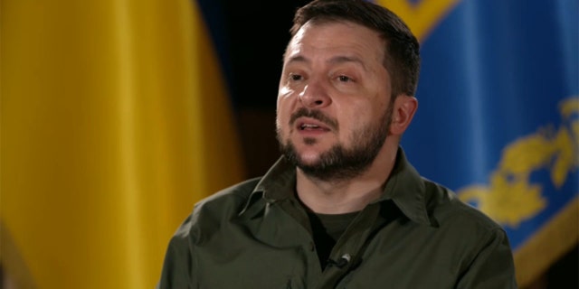 Ukrainian President Volodymyr Zelenskyy sat down with Fox News' Griff Jenkins for an interview Wednesday, May 4, 2022.