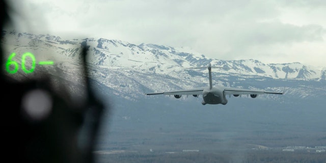 File photo of an aircraft at Joint Base Elmendorf-Richardson, Alaska, May 3, 2022. 