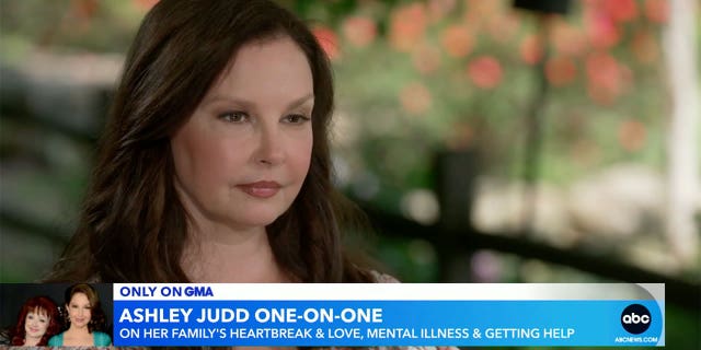 Ashley Judd spoke to ‘Good Morning America’ about her mother's death. 