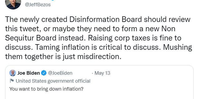 Jeff Bezos criticizes the White House.
