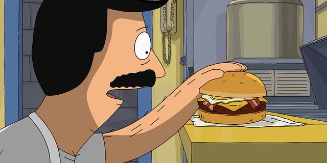 This image released by 20th Century Studios shows Bob Belcher, voiced by H. Jon Benjamin, in a scene from "The Bob's Burgers Movie."