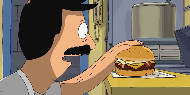 This image released by 20th Century Studios shows Bob Belcher, voiced by H. Jon Benjamin, in a scene from "The Bob's Burgers Movie."