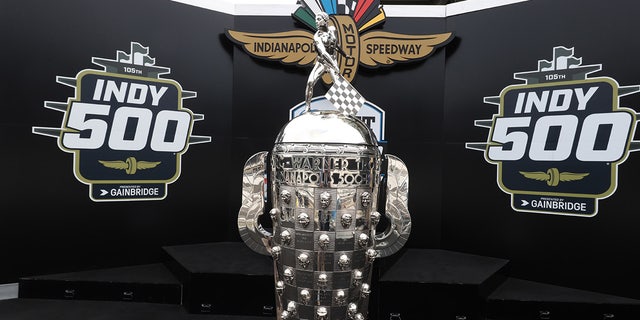 Winners have their faces added to the Borg-Warner trophy.