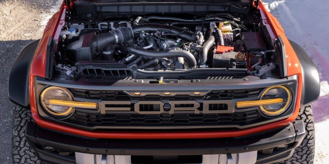 The Ford Bronco Raptor is powered by a 3.0-liter turbocharged V6.