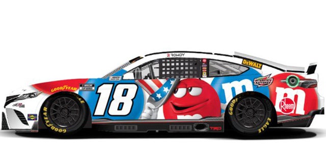 Kyle Busch drives for Joe Gibbs Racing