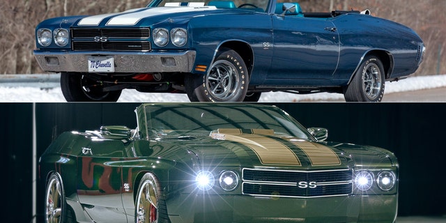 The 70/SS is a custom Camaro inspired by the 1970 Chevrolet Chevelle SS.