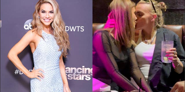 Chrishell Stause և Pacchetto G Flip su PDA a Los Angeles.