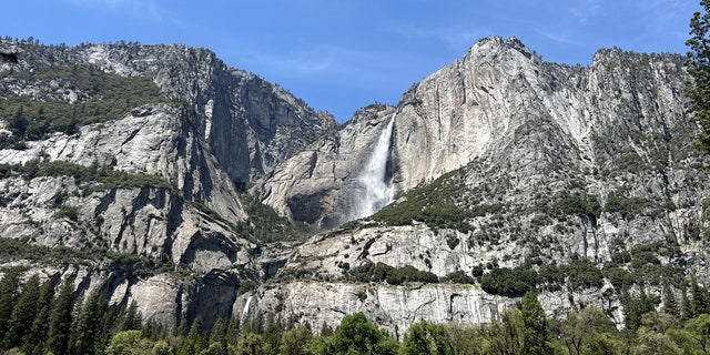 The Sierra Nevada mountains in Yosemite National Park