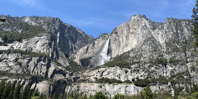 The Sierra Nevada mountains in Yosemite National Park