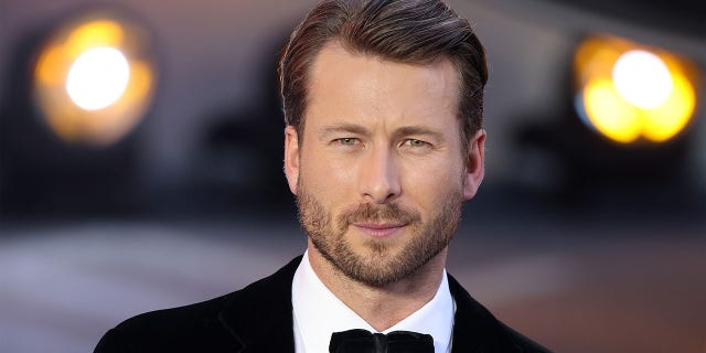 Glen Powell attends the "Top Gun: Maverick" Royal Film Performance at Leicester Square May 19, 2022, in London.