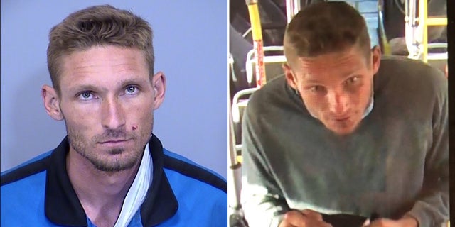 Joshua Bagley, 26, is wanted in connection to a homicide aboard a Phoenix bus, police said.