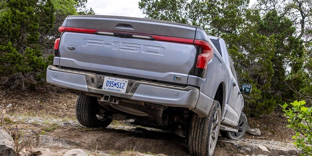 The F-150 Lightning is the first F-Series truck with an independent rear suspension.