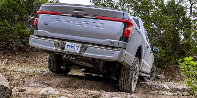 The F-150 Lightning is the first F-Series truck with an independent rear suspension.