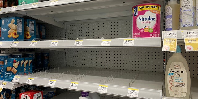 The baby formula shortage has led to empty shelves across the country.