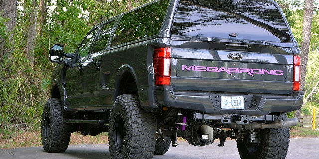 MegaRexx Trucks has redesigned the front end and fenders to resemble the Bronco's.
