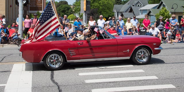 Ford sold over 600,000 1966 Mustangs and they are a common site at parades across the country, including Naperville's.