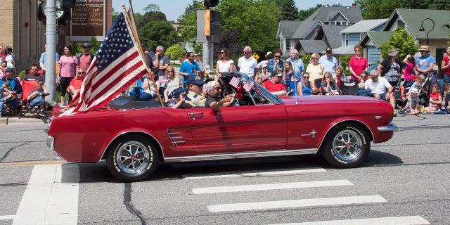 Ford sold over 600,000 1966 Mustangs and they are a common site at parades across the country, including Naperville's.