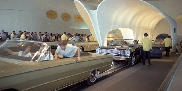 Several other Ford models were also featured on the Magic Skyway.