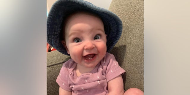 Naomi Reece, just six months old, is the daughter of Sara Owens from South Carolina. When it comes to nutrition, she relies entirely on baby food. (Sara Owens)