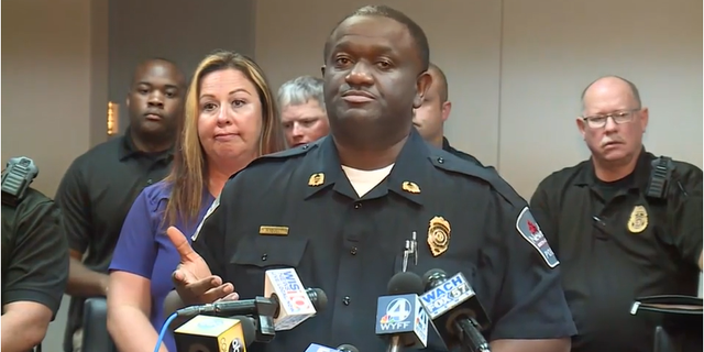 Newberry Police Chief Kevin Goodman speaks to reporters after 4 teens shot dead in 24 hours.