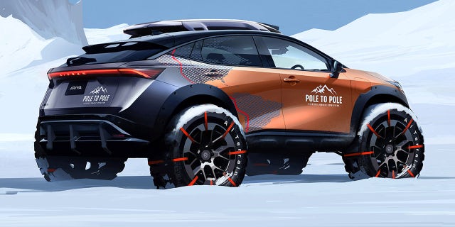 A stock all-wheel-drive Nissan Ariya has a range of 265 millas por carga.