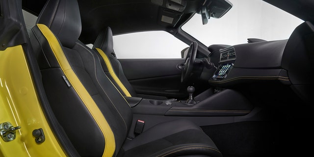 The Z Proto Spec has unique yellow interior trim.