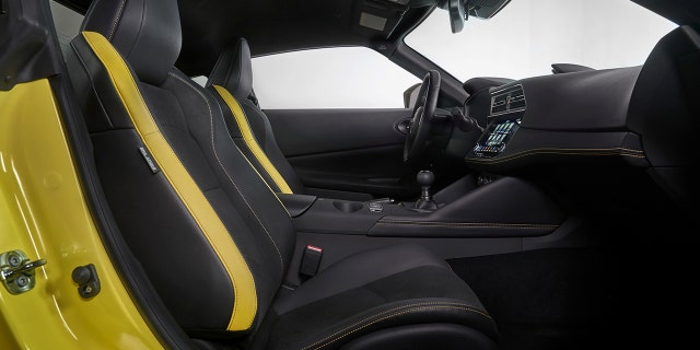 The Z Proto Spec has unique yellow interior trim.