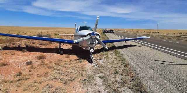 All passengers inside the single-engine aircraft were safe, the sheriff said.